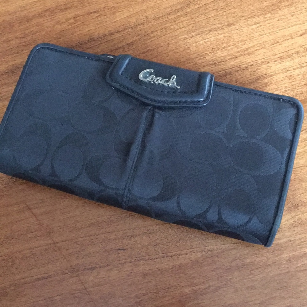 Coach logo wallet